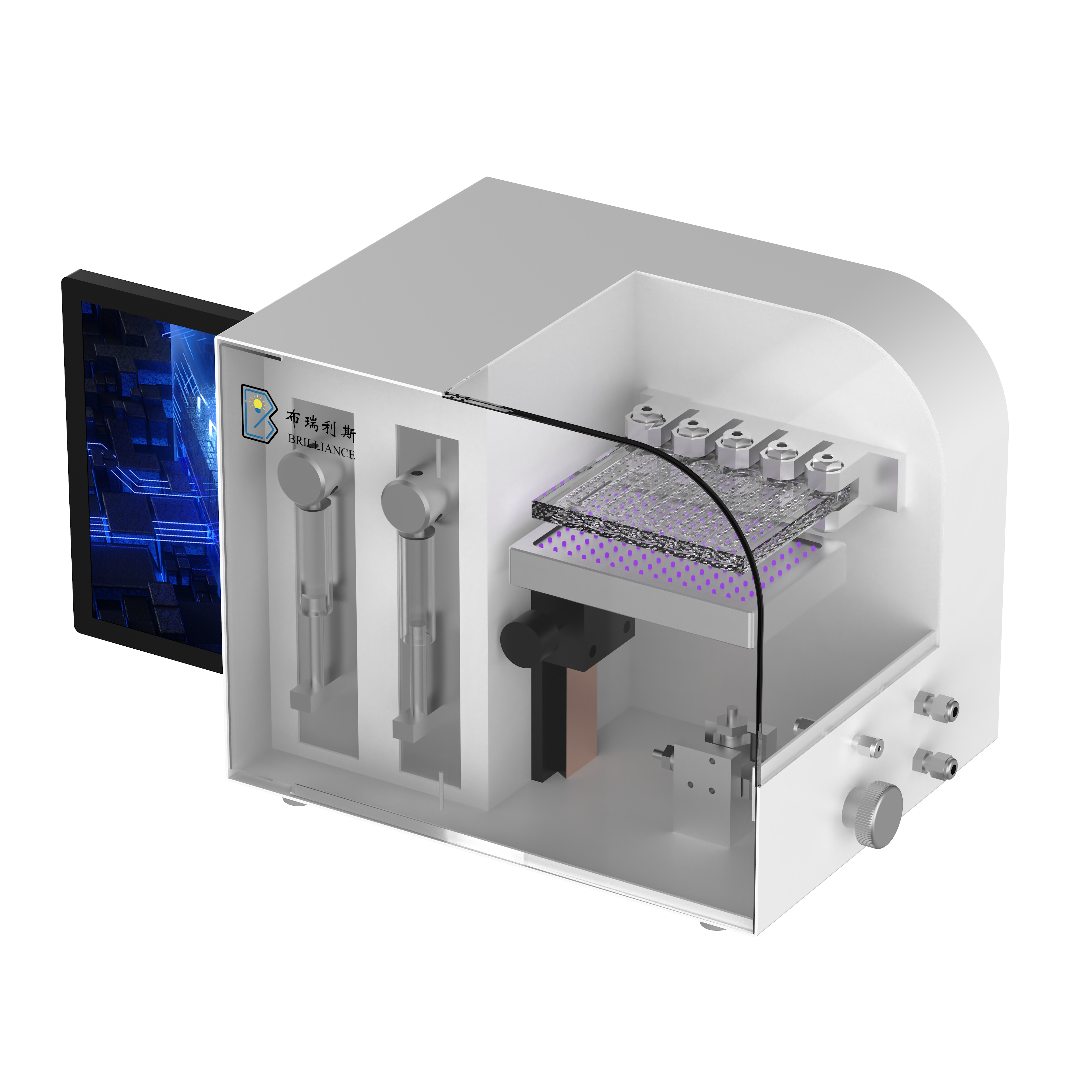 微反应器阵列模块化构建的苯乙酮 α- 溴化高通量放大及工艺数字孪生