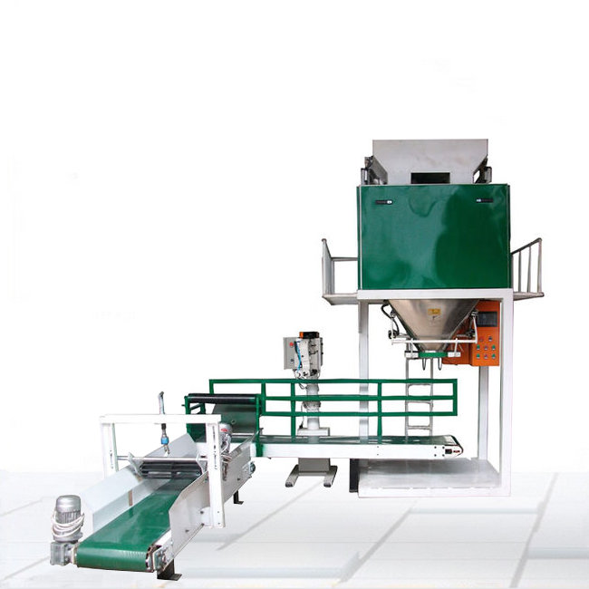 20公斤活性炭半自動(dòng)顆粒包裝機(jī)配縫包機(jī)