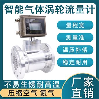 智能氣體渦輪流量計煤氣液化氣天然氣計量表