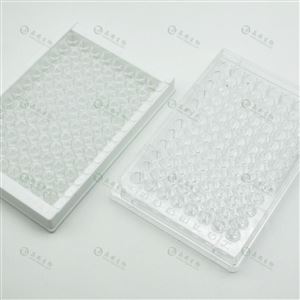 晶安96孔超低吸附黑色白色透明平底微孔板