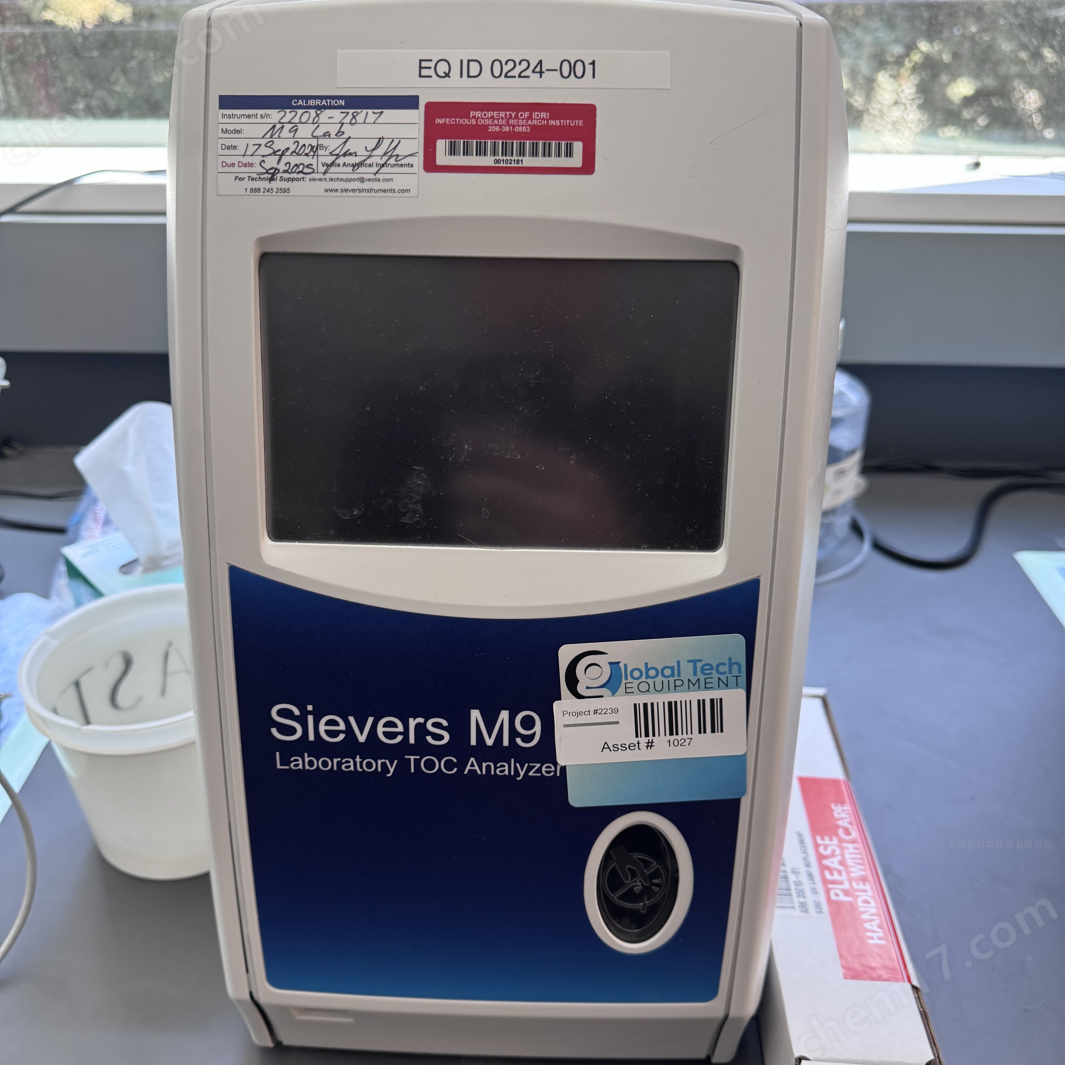 威立雅M9總有機碳分析儀。