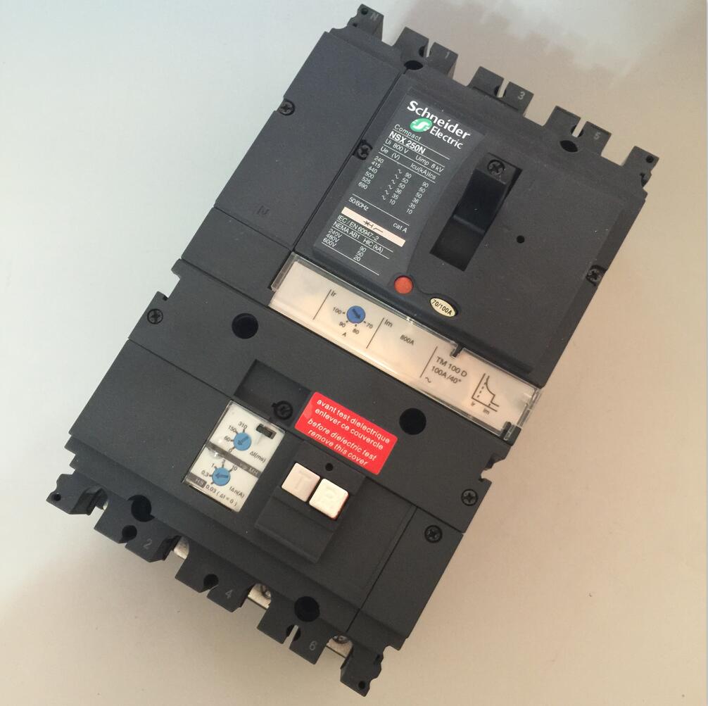 上海施耐德塑壳漏电断路器 vigi nsx250n 漏电保护开关