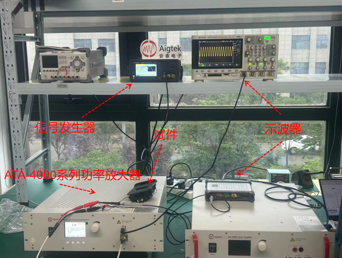 道路車(chē)輛電子設(shè)備疊加交流電壓(紋波注入)實(shí)驗(yàn)實(shí)拍圖