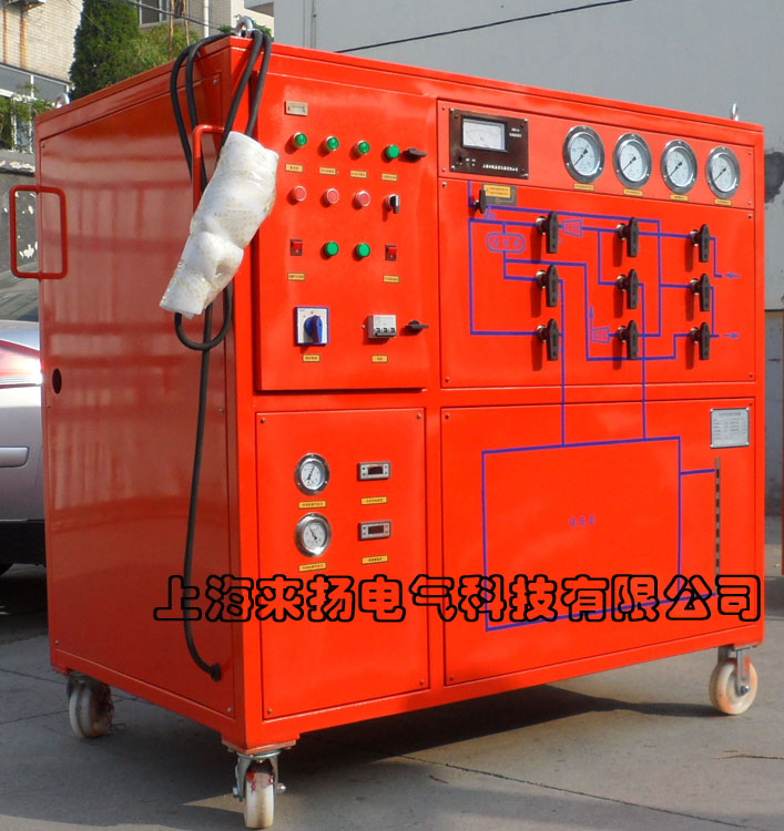 LYGS-3000型SF6回收裝置(水紋)2(1).jpg 電力行業(yè)使用設(shè)備“SF6氣體沖放及回收裝置