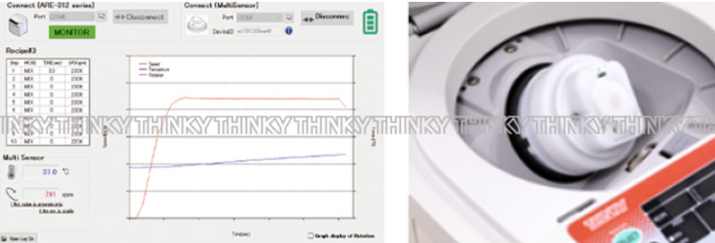 THINKY新基自转公转美萨全搅拌机　ARE-310/AR-100锂电行业新能源汽车领域