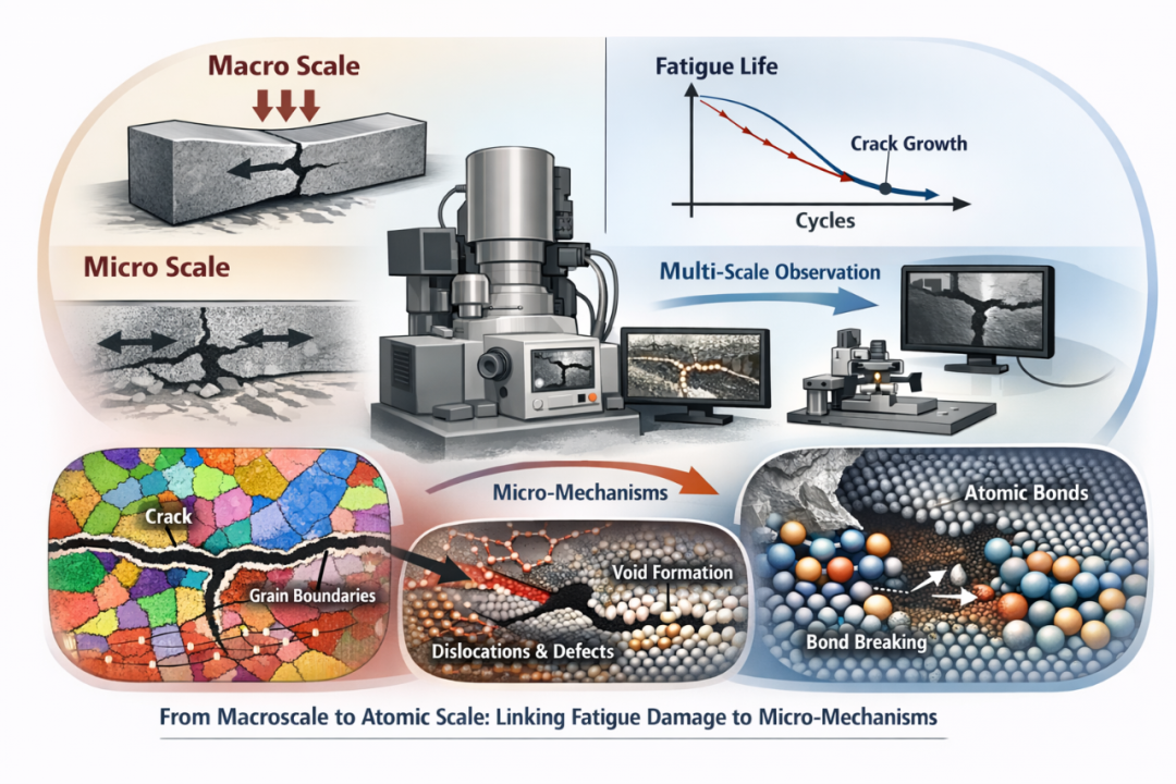 材料疲劳与裂纹:从宏观裂缝到微观起源