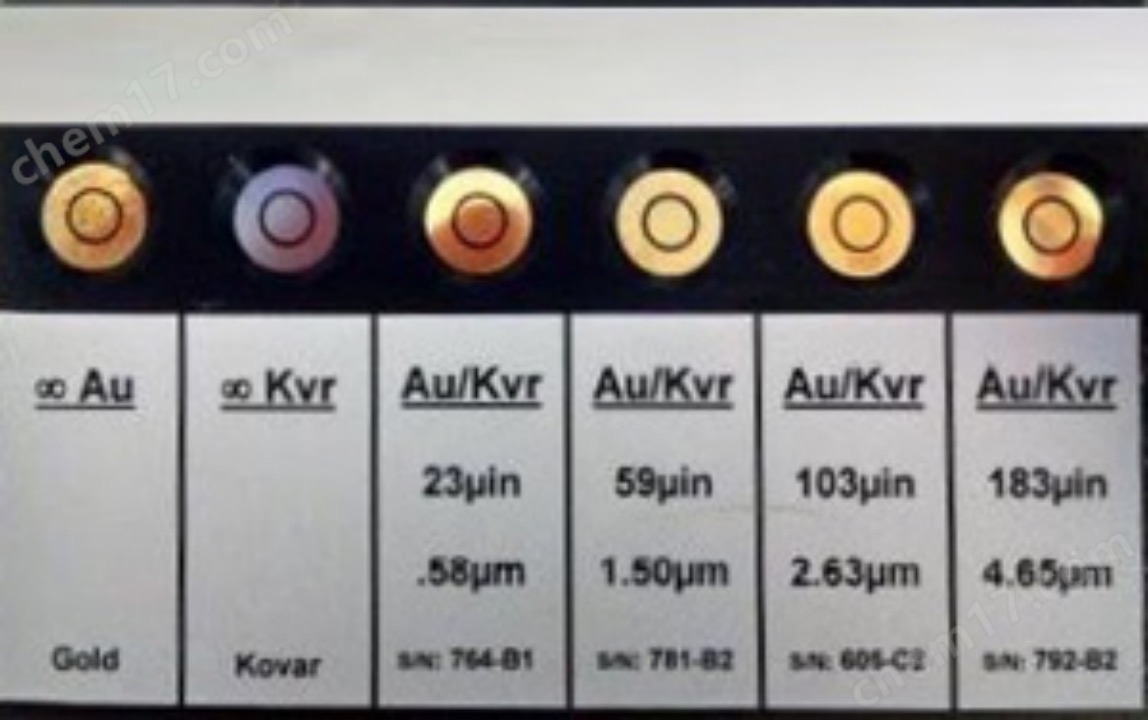 加拿大Micromatter 涂層厚度XRF標(biāo)準(zhǔn)