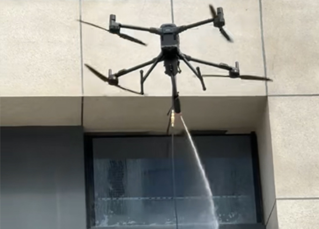 image.png 大疆M400玻璃幕墻清洗方案